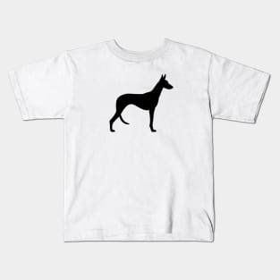 Ibizan Hound Silhouette Kids T-Shirt